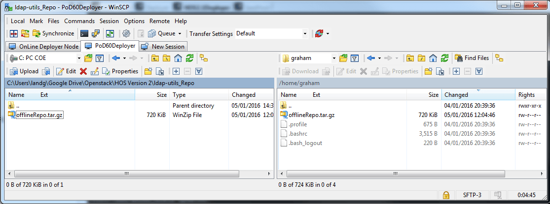 9. copy to offline system