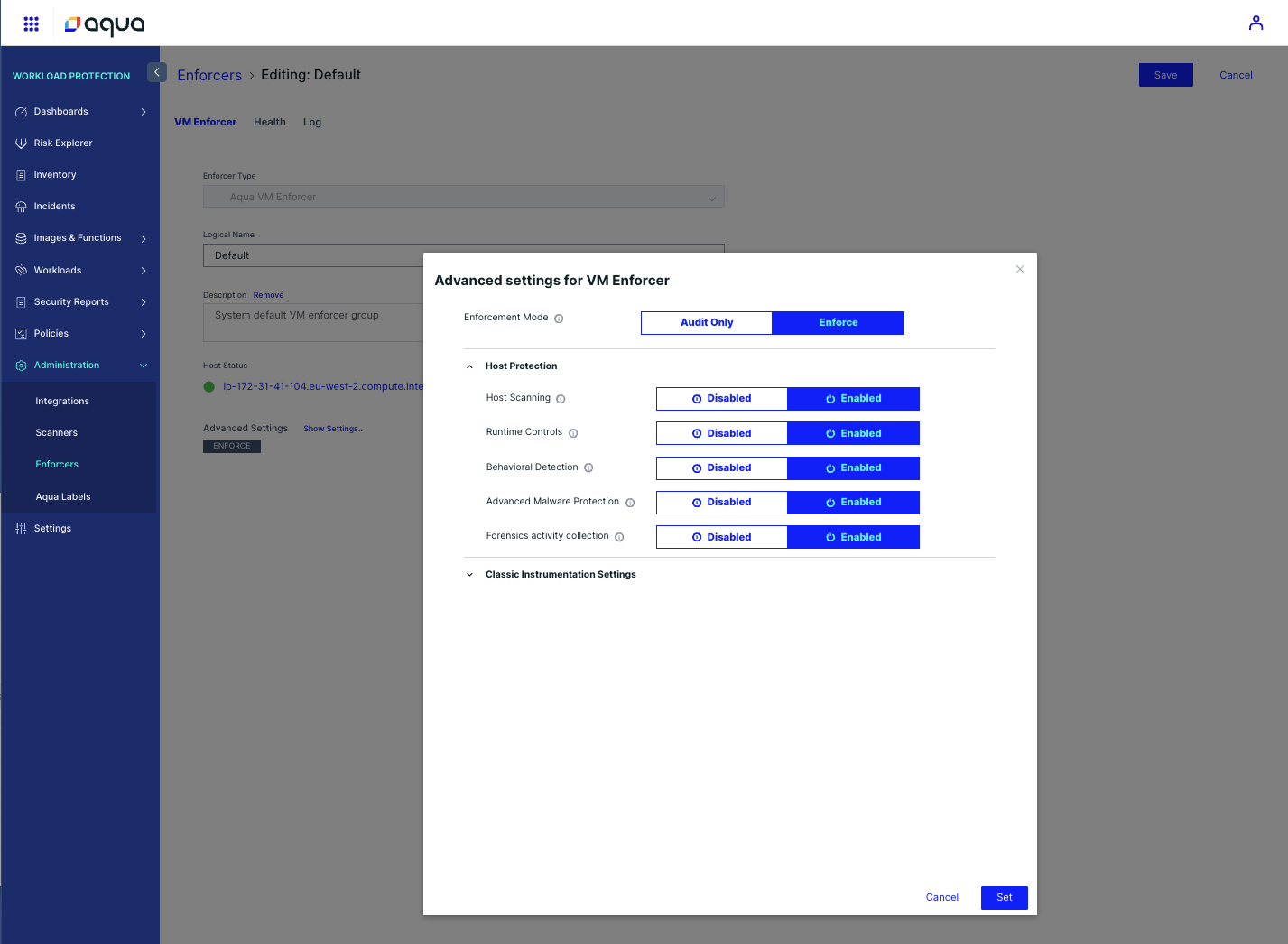 Moving to Enforcement