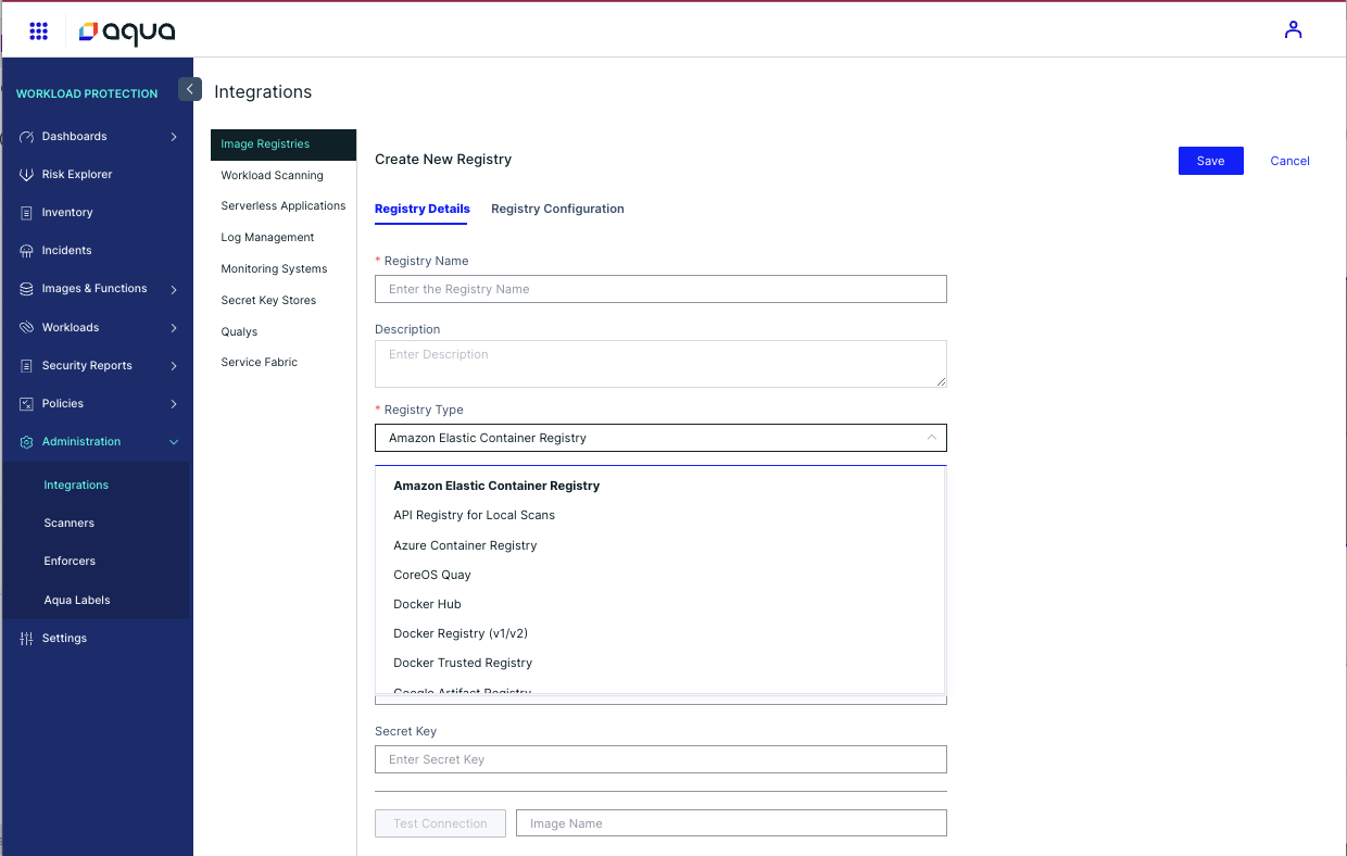 Image Registry Integration